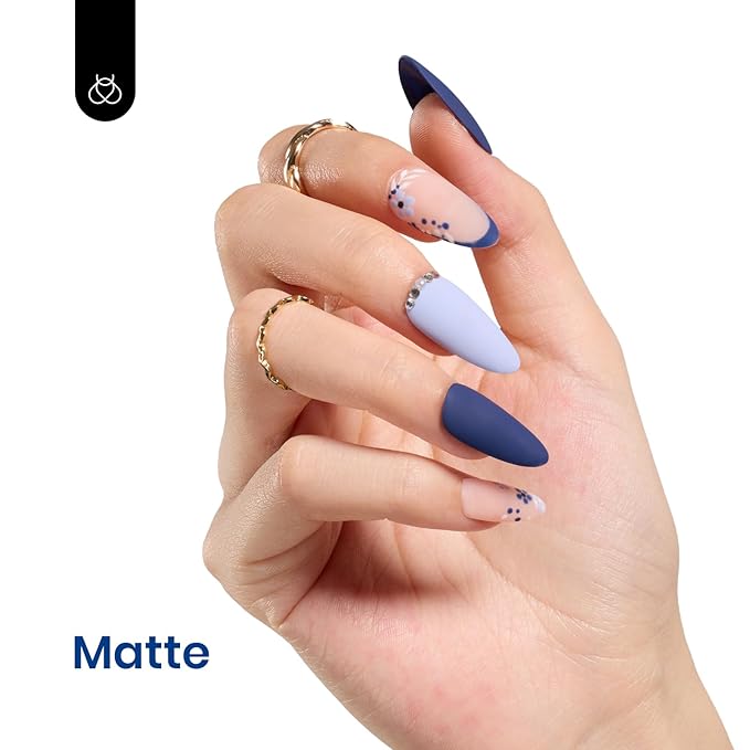 Beetles Gel Nail Polish 15 ml Midnight Navy Blue Solid Dark Blue Deep Color Soak Off LED UV Lamp DIY Decoration Manicure Art Design Salon at Home Gel Nail Gifts for Her