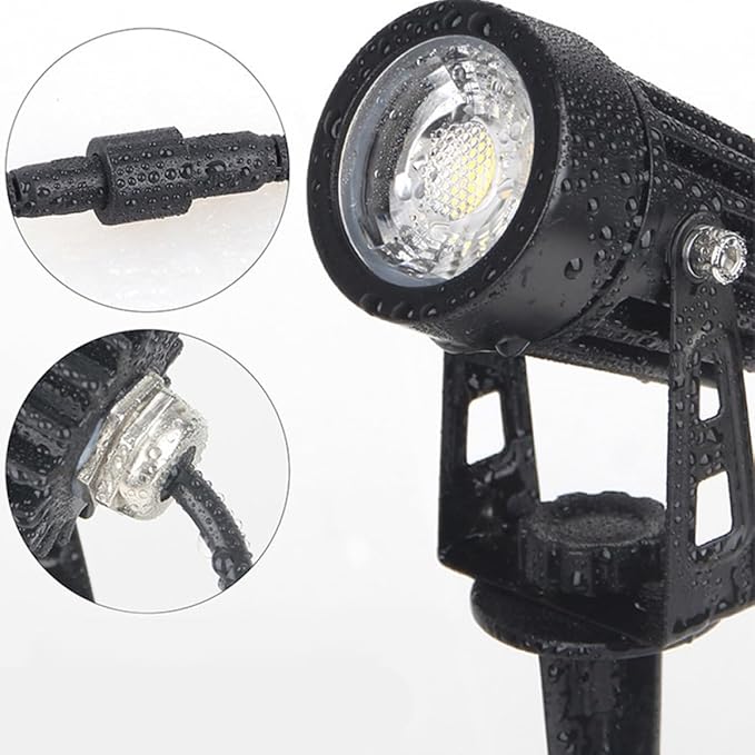 ibasenice Solar Lawn Lamp LED Lighting Tool Warm Light 3000k Waterproof In-ground Landscape Light Garden Decorative Outdoor Ground Plug for Patio Lawn