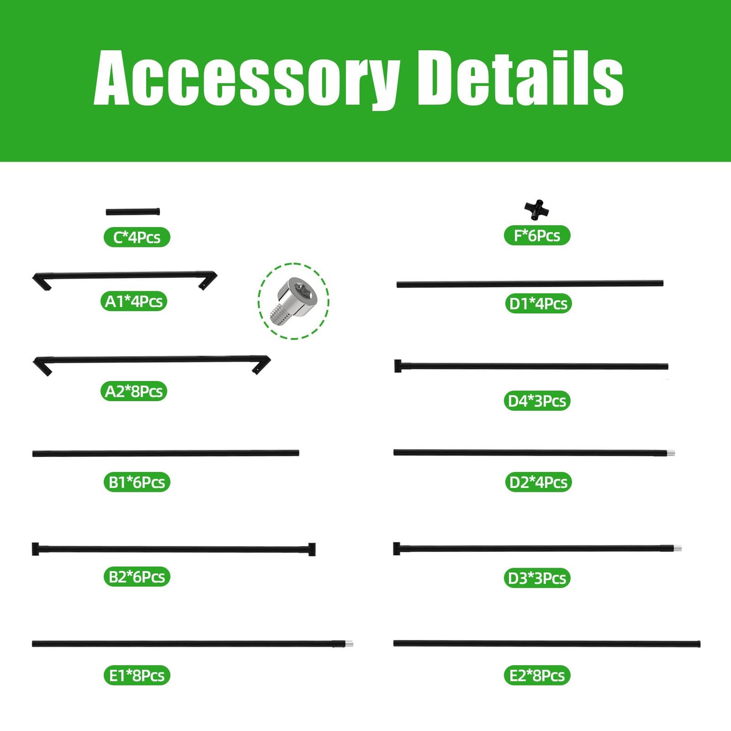 RUCOIN Garden Arch Trellis - Large Outdoor Garden Arch Trellis for Climbing Plants - Size: 118 * 78.7 * 90.5 inches, Plant Support Rack Trellises for Vegetables Fruits Cucumber Pea Bean
