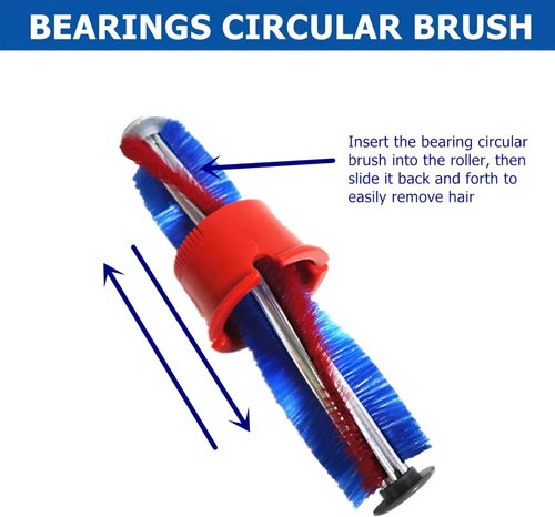 Bearings Circular Brush Kit - Bristle Beater Cleaning Tools for Vacuum Robot | Efficient Sweeping