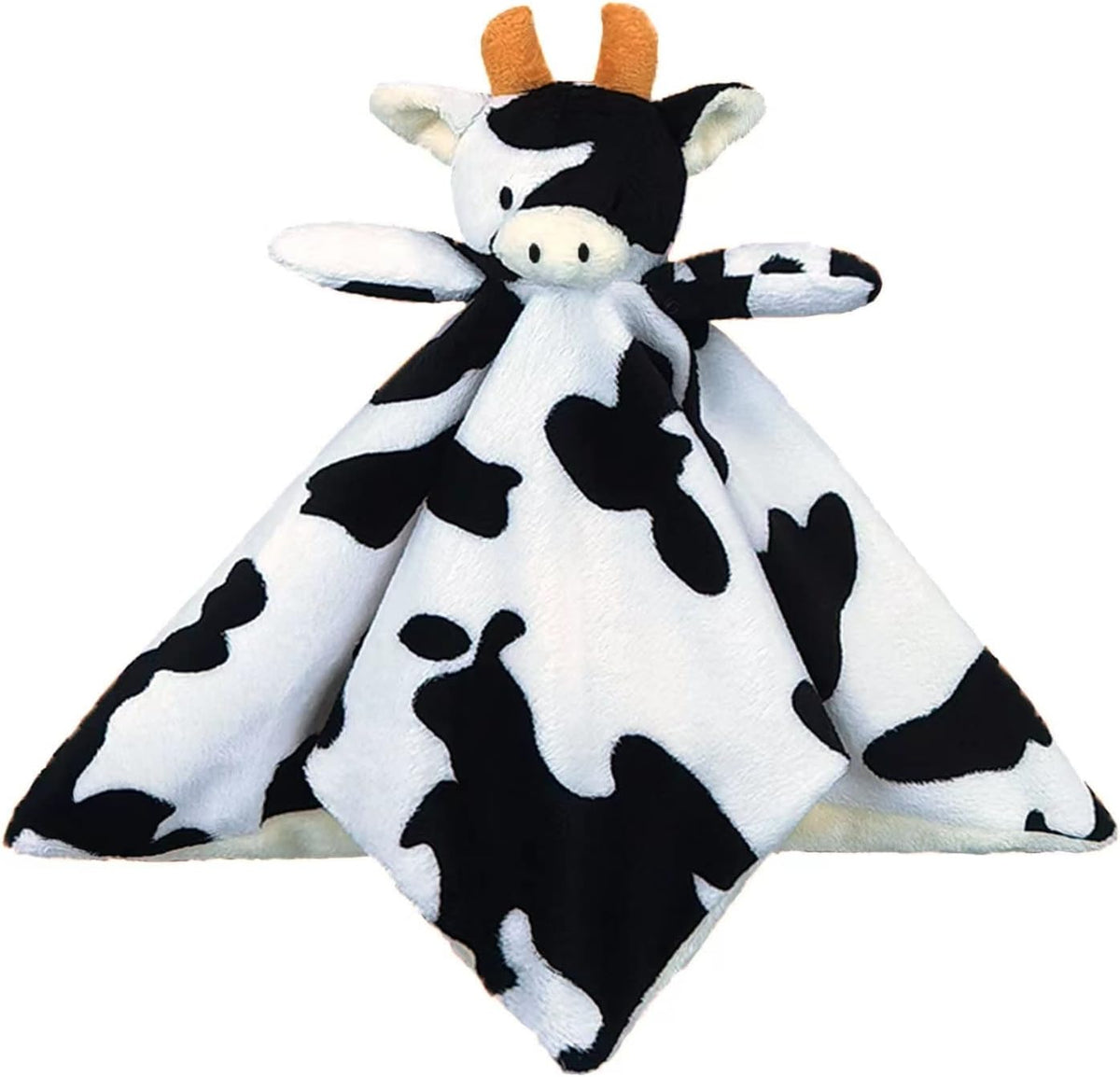Skiennix Baby Cow Plush Stuffed Animal Security Blanket - Soft Lovey for Newborns & Toddlers, 13 Inches