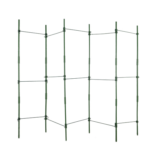 Gardzen Multi-use Tomato Cage Plants Support, Trellis Climbing Cage Stand for Pepper Eggplant Tomato Flowers