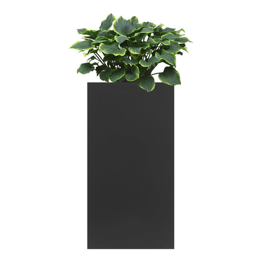 SODONAD Tall Metal Planter Box, Heavy Duty Planter Box, Rectangular Outdoor/Indoor Planters Modern Flower Pot for Porch Patio Garden Balconie, 16'' × 16'' × 30''