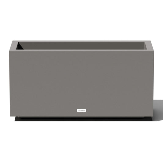 Veradek Block Series Long Box Planter - Large Rectangular Planter for Indoor or Outdoor Patio/Porch | Durable All-Weather Use with Drainage Holes | Modern Décor for Tall Plants, Flowers or Shrubs