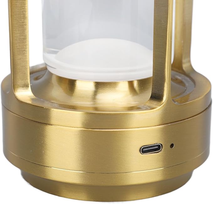 Generic Cordless , 16 Colours Rechargeable Crystal Lantern Lamp, Crystal Lantern, LED Lamp with Touch Control and Remote for Tables, Living Rooms, Offices (Gold), Genericzdbp7wqx0r-13
