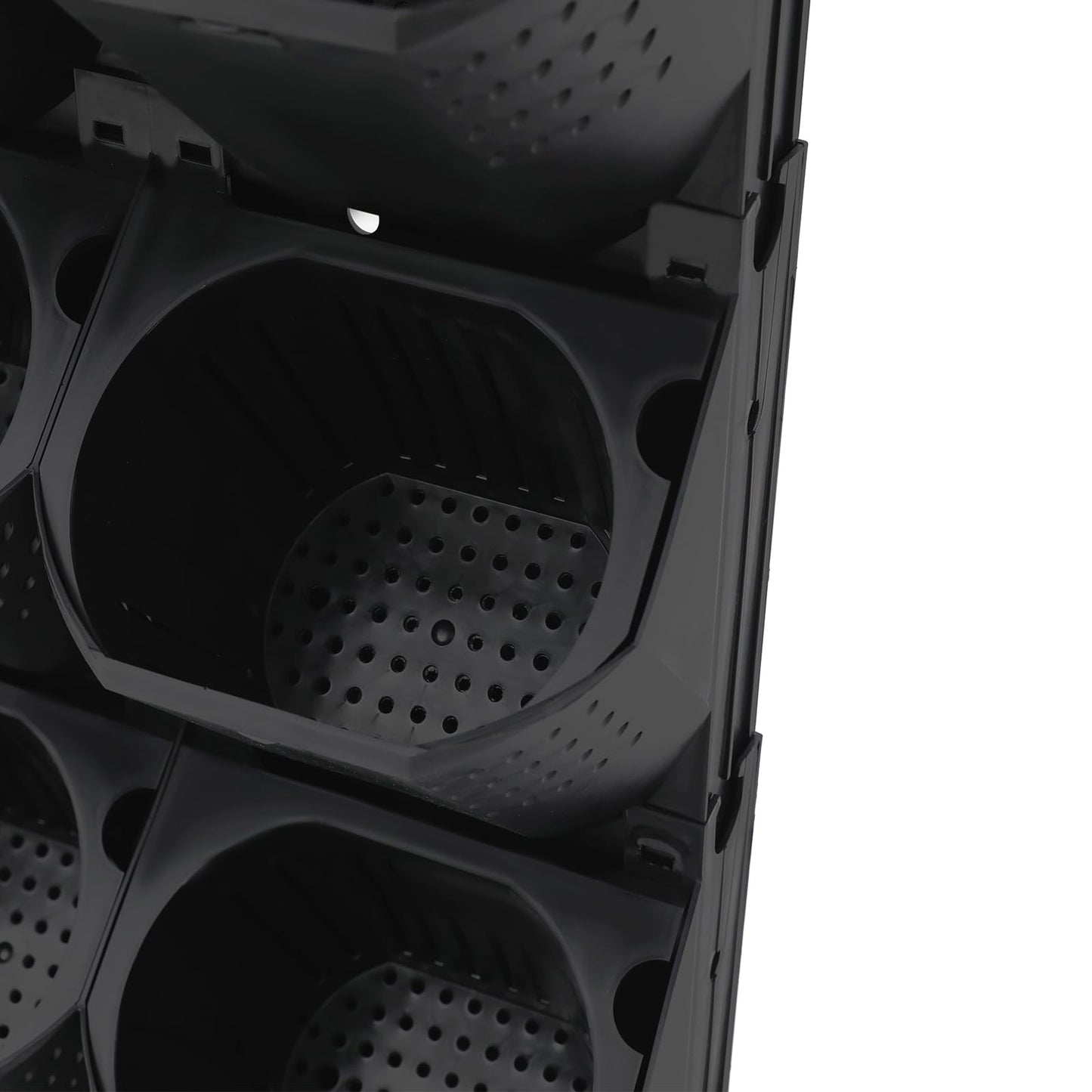 36 Pockets Vertical Wall Planters, Hanging Planting Grow Bags, Garden Planter Wall Mounted Stackable Planter, Plant Grow Bag Outdoor Indoor Gardening Vertical Greening Flower Container (Black)