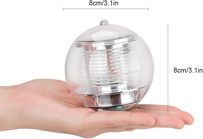 Topyond Solar Floating Pool Lights - IP67 Waterproof RGB Color Changing Ball Light - LED Pond Light for Lakes, Fish Tanks, and Fountains - Solar Powered Floating Lamp