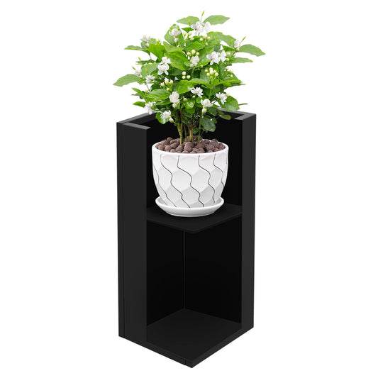 YSLoccbac Metal Planter Box 30x12x12in Tall, Rectangular Planter with Removable Insert Shelf, Outdoor Patio Garden Container for Flowers Vegetables Herbs, Steel Raised Bed