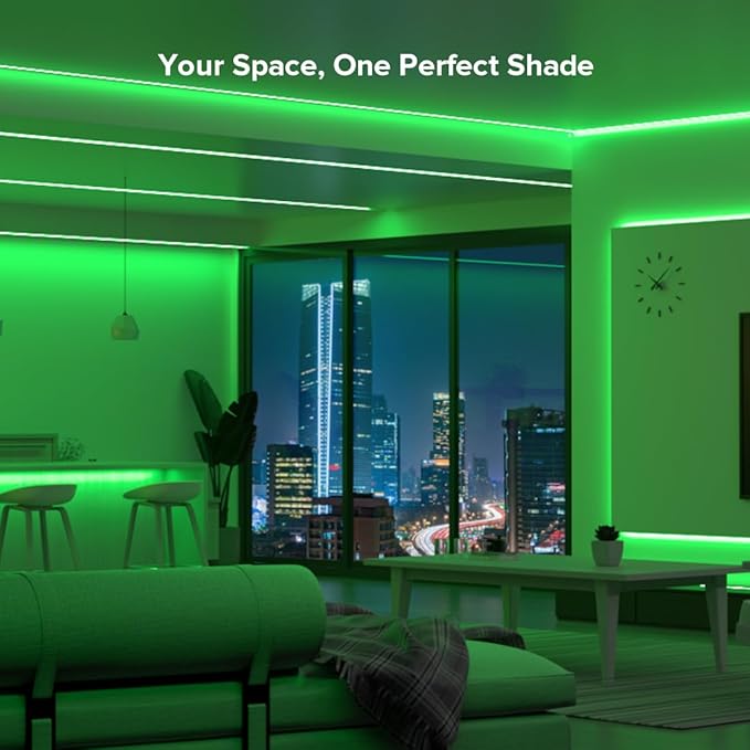 BTF-LIGHTING FCOB COB FOB LED Strip Lights 5V USB Powered 6.56FT 640LEDs Green Color 8mm Width Dimmable CRI 90+ with 3M Tape Flexible High Density for 3D Printer TV Backlight PC DIY Decor