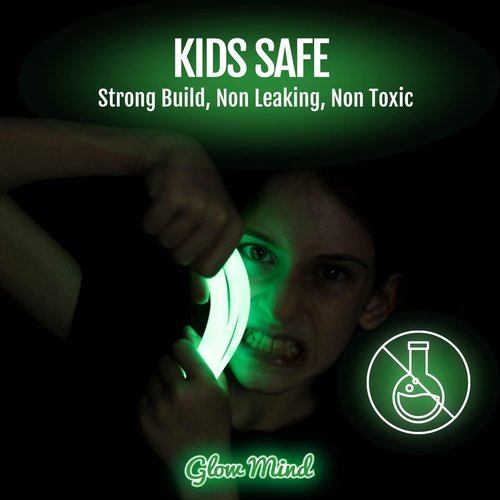 Glow Sticks Bulk - 200 Ultra Bright Glow in the Dark Party Supplies | 8-Inch Party Favors with Bracelets & Necklaces