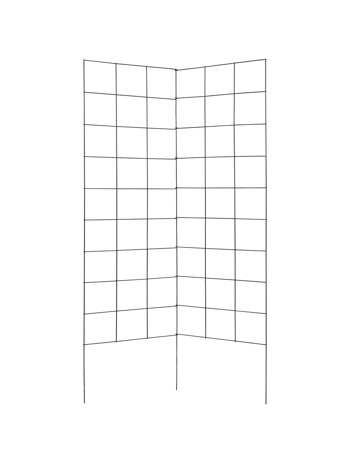 2-Panel Folding Garden Trellis - Maximize Your Garden Space, Durable Powder Coated Steel Frame, Easy-to-Use Design, Perfect for Climbing Vines, Vegetables, Beans, Tomato, Cucumber, 35x58"
