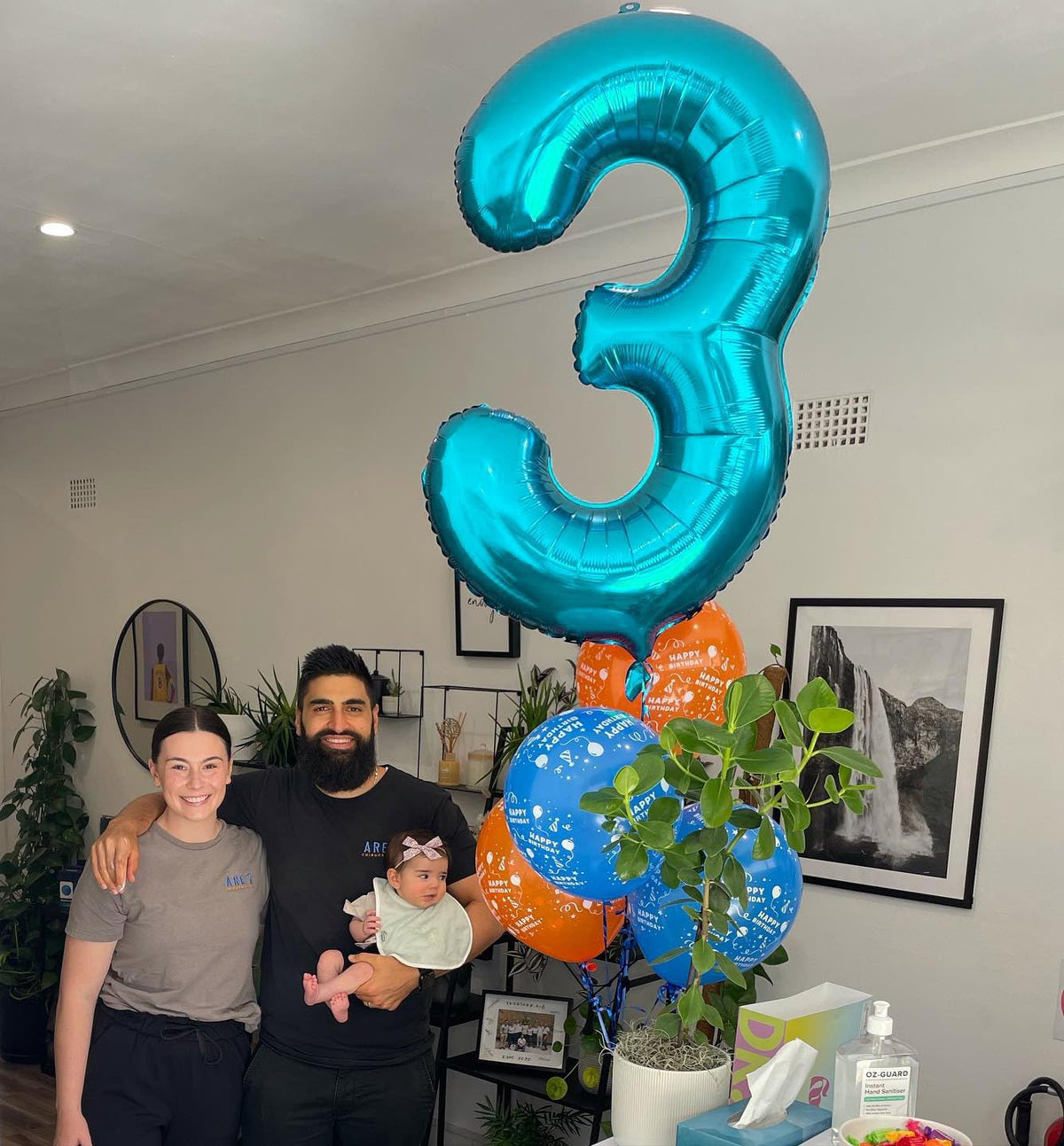 Number 5 Balloon by [Brand Name] - 40 Inch Light Blue Giant Foil Balloon for 5th Birthday Party Decorations