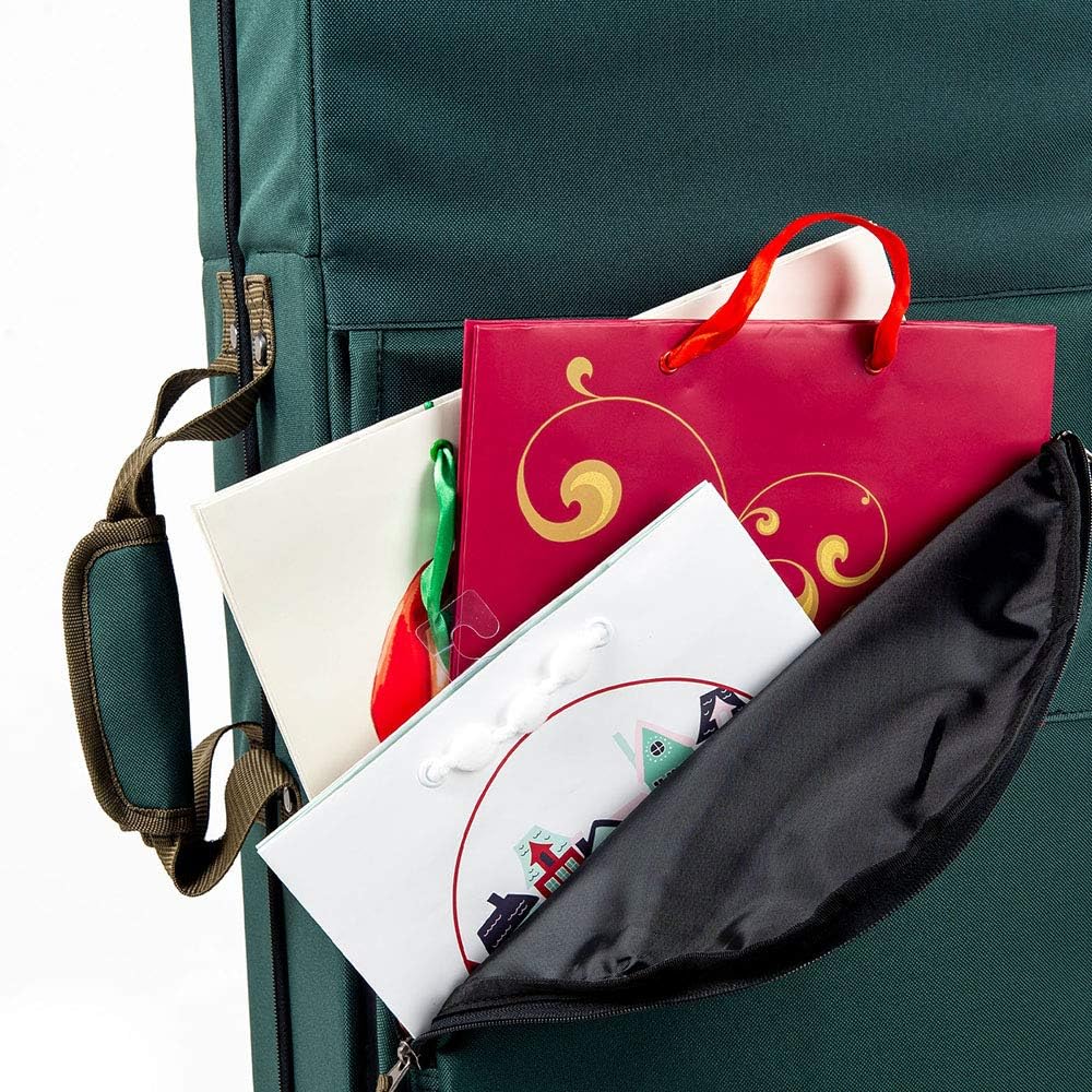 TreeKeeper Gift Bag Wrap & Craft Organizer - Holds 14 Rolls of 40-Inch Wrapping Paper & 6 XL Ribbons