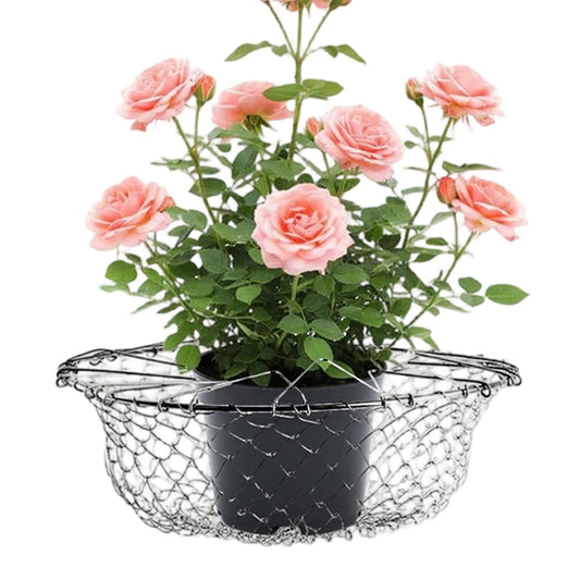 Adjustable Planter Insert - Heavy Duty Rustproof Riser Chains,Planter Filler Support,for Outdoor Indoor Flower Potted Home