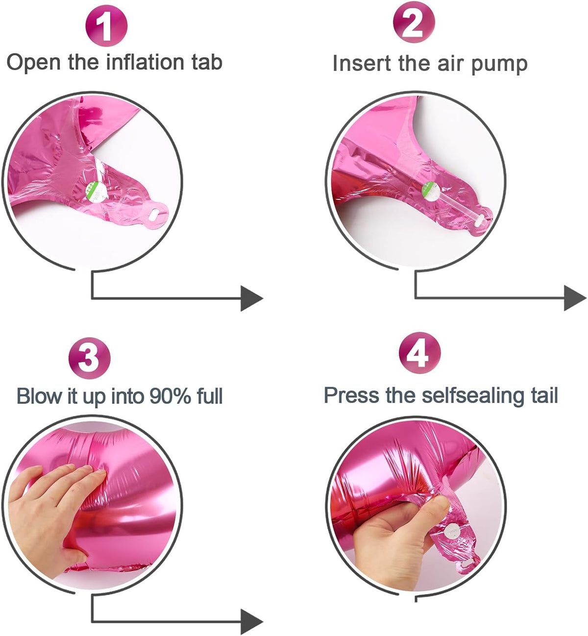 Pink 9 Balloon | 40-Inch Giant Number Balloon for 9th Birthday Decorations & Parties