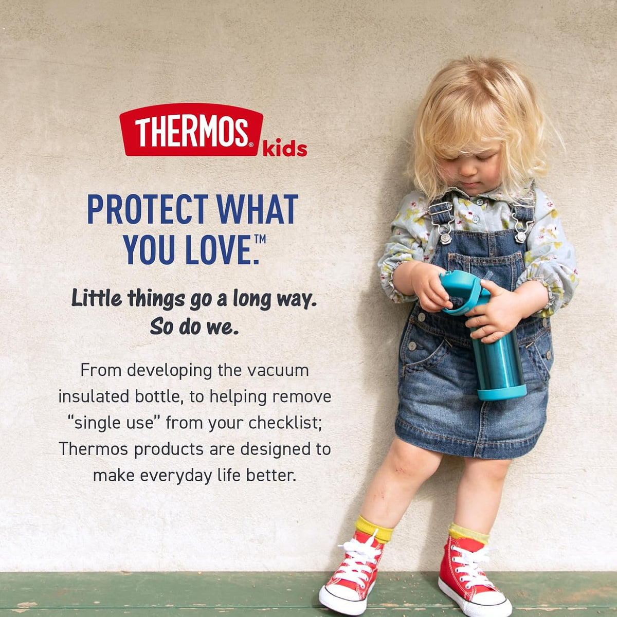 THERMOS FUNTAINER 12 Ounce Stainless Steel Kids Straw Bottle - Vacuum Insulated Design