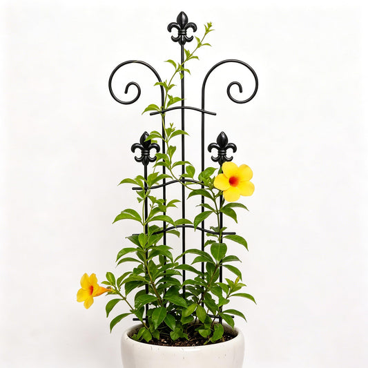 GOOOXIM 31" Trellis for Climbing Plants Indoor - Heavy Duty Metal Support for Potted Plants, Ideal for Vining Plants, Perfect for Tall Monstera & Houseplants, for Gardeners & Plant Lovers