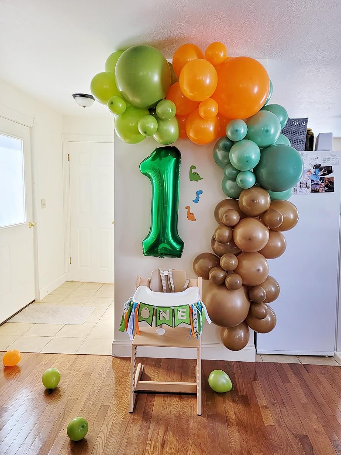 Number 7 Balloon - 40 Inch Dark Green Birthday Decoration for 7th, 17th, 27th, or 70th Celebrations