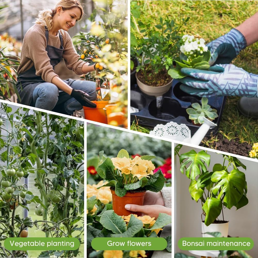 JUFFBOT Stackable Monstera Plant Support, 5 Pack Garden Plant Support Stakes for Indoor Outdoor Plants Climbing Plant Support Structures Plant Holder Stick Moss Pole for Support Tall Potted Plants