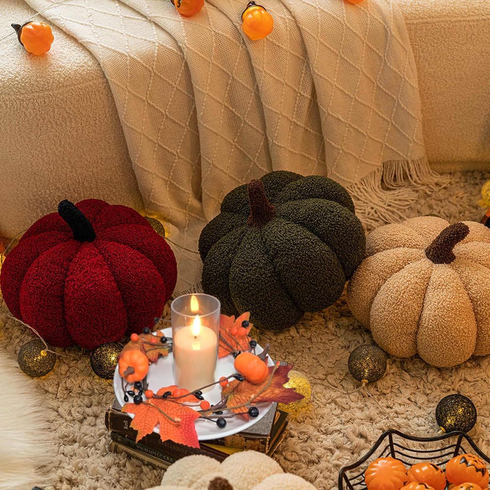 Skiennix 3-Piece Fall Candle Rings - Autumn Maple Leaves & Pumpkins | Perfect for Thanksgiving & Halloween Decor