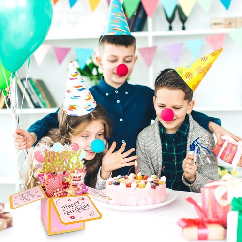 Happy Birthday Pop Up Card - Unique 3D Greeting Card for Men & Women | Perfect Gift for Mom, Dad, Friends