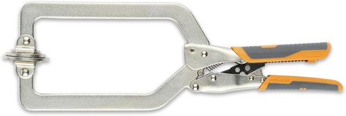 BORA Auto Adjust Locking Vise Grip Clamp - Heavy Duty 6-Inch C Clamp for Woodworking & Welding