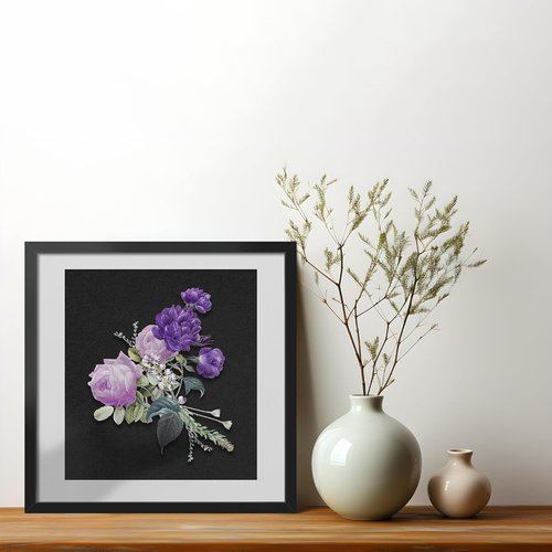 LaVie Home 13x13 Black Picture Frame - HD Plexiglas Wall Display for Vertical or Horizontal Use | Classic Collection