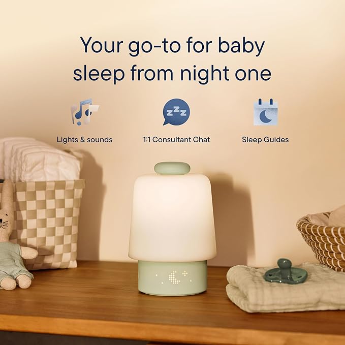 Hatch Baby Sound Machine, Night Light | Hatch Baby (Mint) | Sleep Support | Registry Essential, Routine Builder, Time-to-Rise Alarm Clock, White Noise, Nursery Stories, Toddler Kids (Wi-Fi)