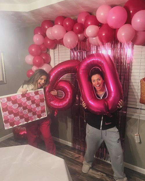 Hot Pink Number 6 Balloon - 40 Inch Giant Foil Balloon for 6th Birthday Party Decorations