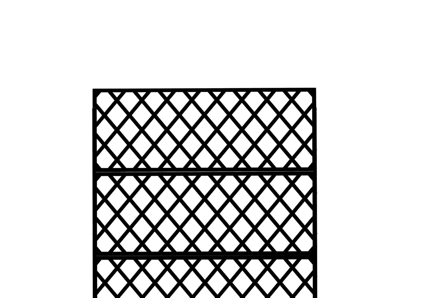 STMHOM Steel Raised Garden Bed with Trellis & Wheels, Mobile Planter Box for Climbing Plants, Privacy Screen Planter with Lockable Casters, Drainage Holes for Vegetables & Vines, 71"X46"X16"