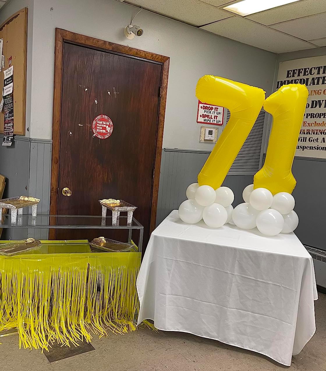 Number 6 Balloon - 40 Inch Yellow Birthday Decoration for Men & Women | Perfect for 6th Birthday Parties