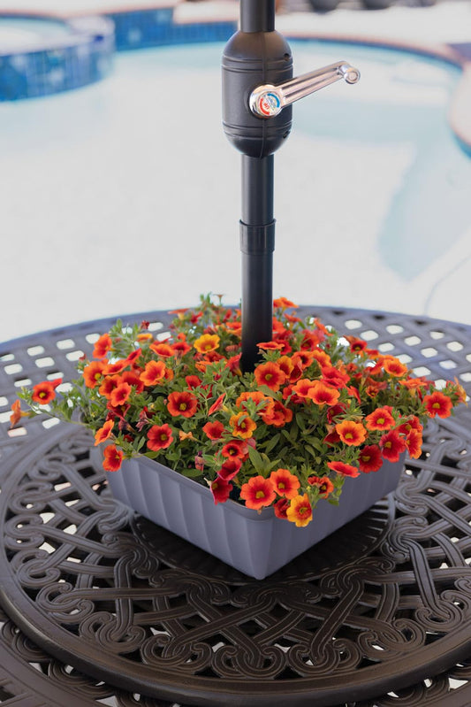Square Savannah Planter (Grey)