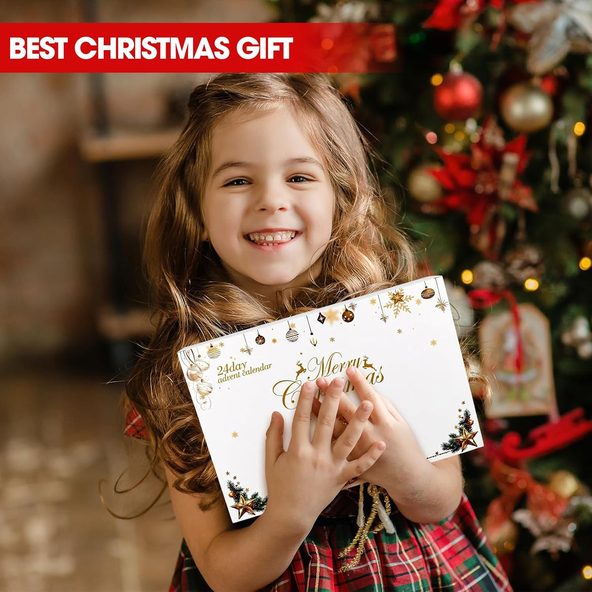 Skiennix Christmas Advent Calendar Bracelets - 24 Days Countdown with 14 Collectible & 10 DIY Jewelry Kits for Teens & Adults