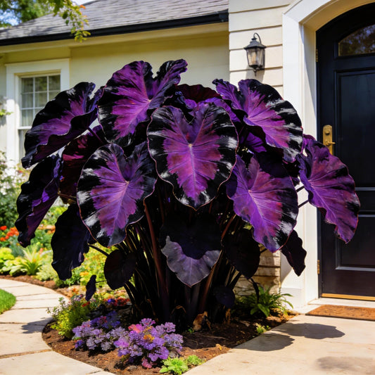 FEWSDVBX Elephant Ear Beautiful Assortment for Outdoor Garden Landscapes,Ideal for Home Gardens & Patios(6)