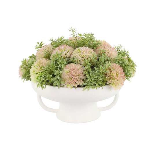 Creative Displays Inc Dahlia Arrangement in Ceramic Pot