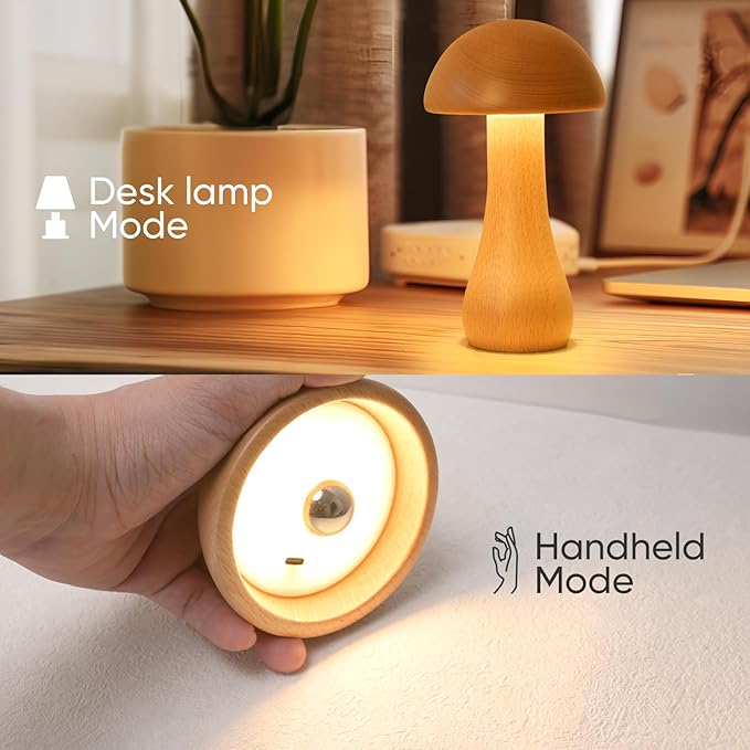 Cordless Mushroom lamp
