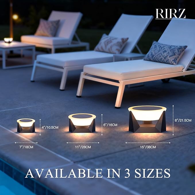 11.02" Corner Floor Lamp, IP54 Waterproof Floor Lamp Modern, 3000K Outdoor Light Lamps, Modern Solar Patio Lights Outdoor Free Standing, Smart Patio Lantern, Solar Powered Porch Lantern for Yard