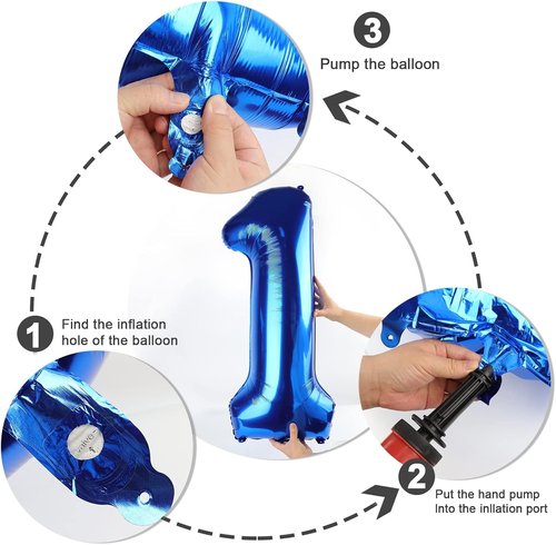 40 Inch Dark Blue Number Balloons by [Brand Name] - Perfect 40th Birthday Party Decorations for Men & Women