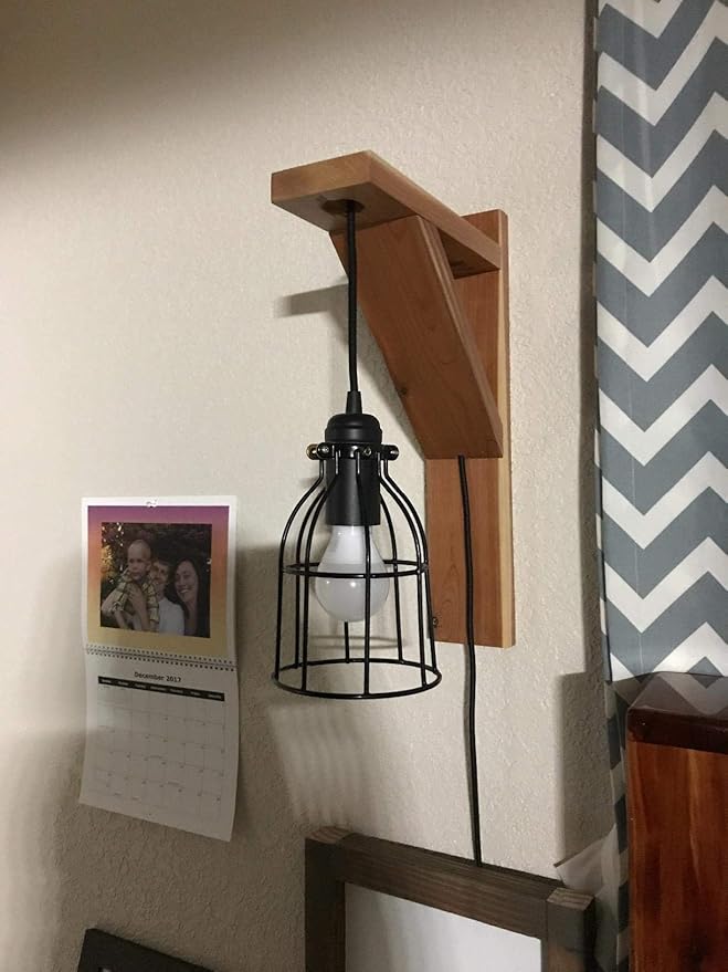 Farmhouse Vintage Industrial Metal Wire Cage, Old Open Style Lamp Guard Adjustable for Hanging Pendant Lighting, Perfect DIY Lamp Shade Replacement Accessories, Pack of 4.