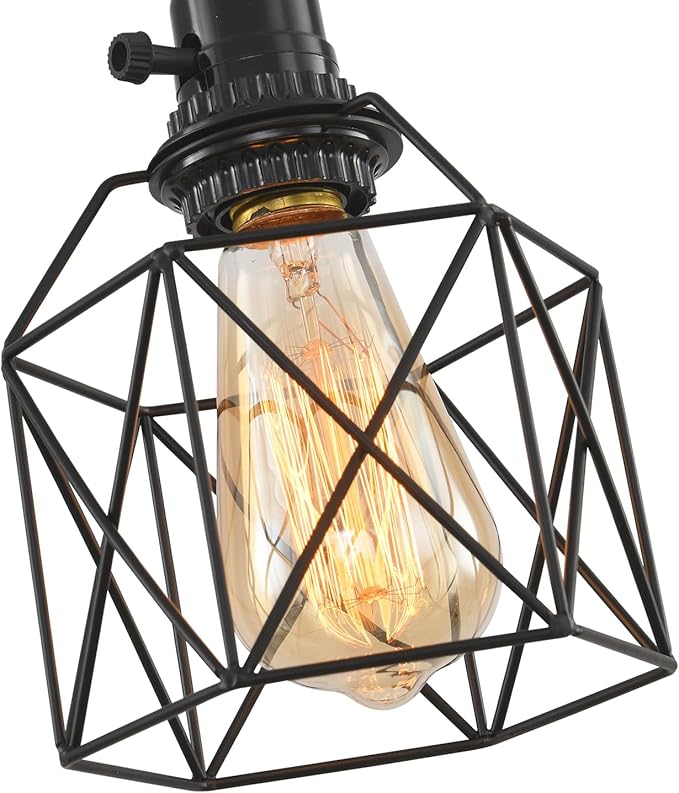 3-Light Hanging Light with Plug in Cord,Plug in Pendant Light 22ft Hemp Rope Pendant Lighting Vintage 3-Light Hanging Lamp Fixtures for Kitchen Island Living Room Bedroom