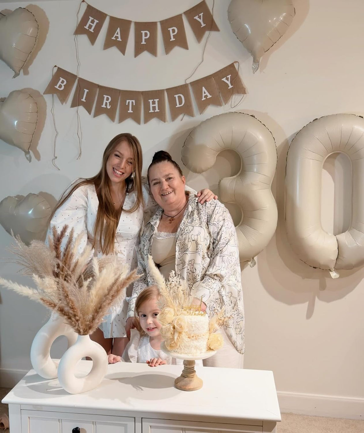 Regine Switzerland Cream Number Balloon - 40 Inch Birthday Decoration - Perfect for Celebrations