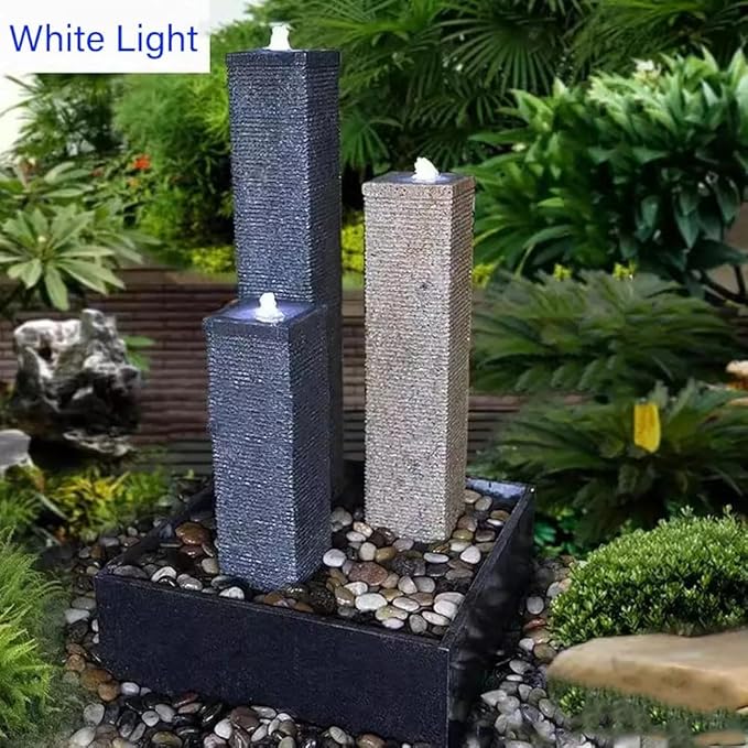 Wholesale Fountain Submersible LED Light Fountain Ring (6-LED no AC Plug) for Garden, Square, Yard (White,8)