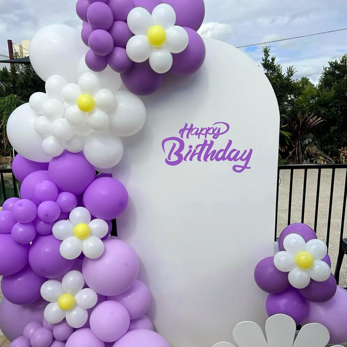 Skiennix Purple Balloon Kit - 120 Pcs in 5-18 Inch Sizes for Birthday, Wedding & Baby Shower Decor