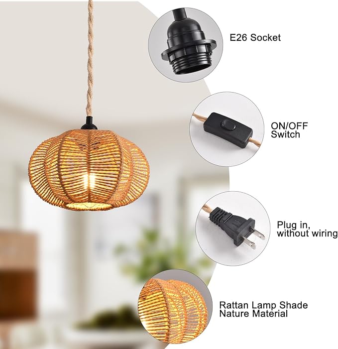 Farmhouse Pendant Lighting,Chandelier Industrial Pendant Light, Modern Kitchen Island Lights Fixtures Ceiling Hanging Dining Room Living Room