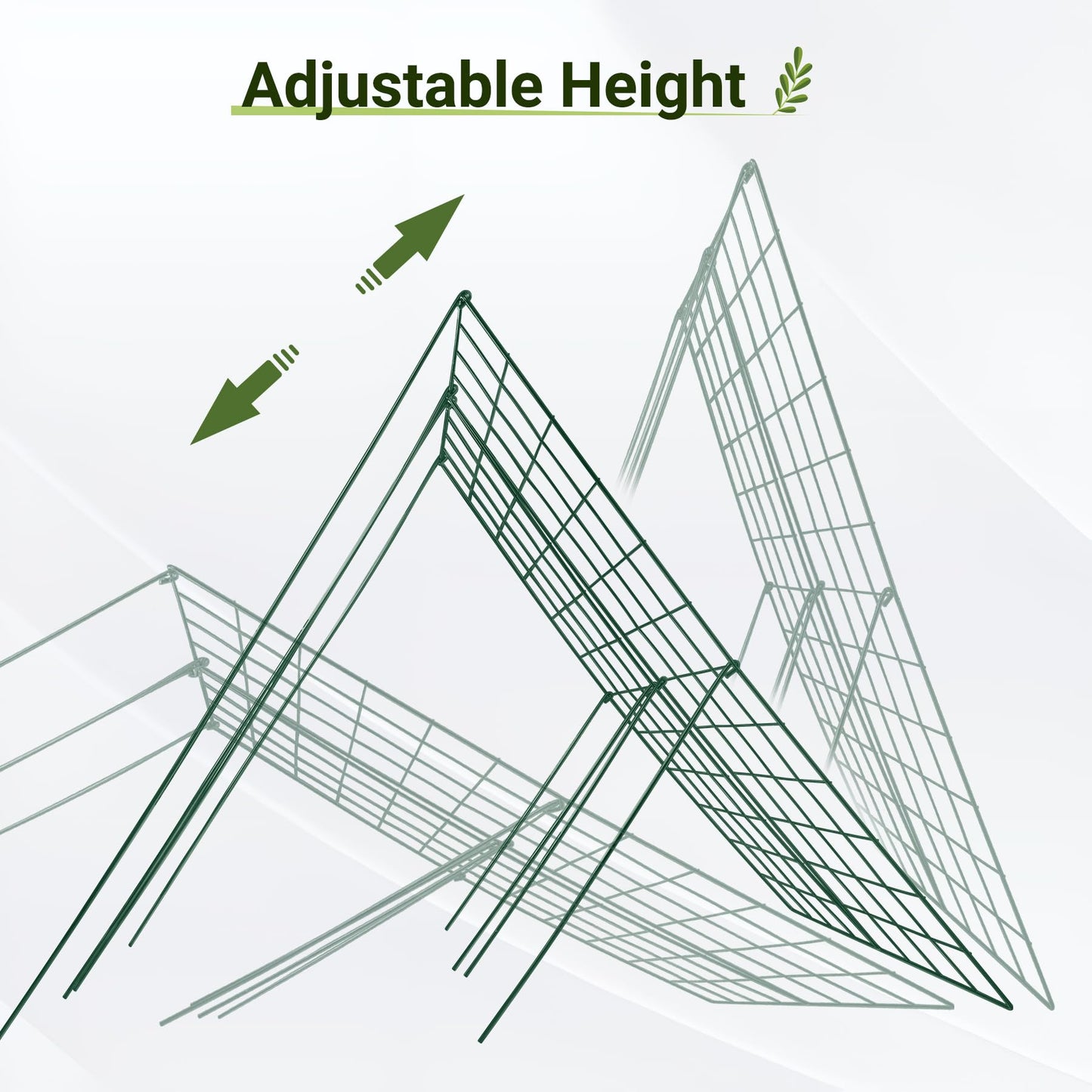 Toriexon Cucumber Trellis for Garden - 4 Pack, 48" L x 16" W Garden Trellis for Climbing Plants Outdoor with Support Structures, A Frame Trellis for Climbing Vegetables Peas, Vine, Bean
