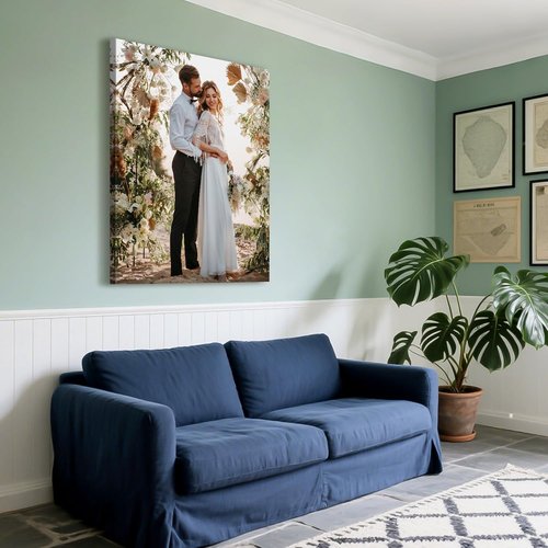 Custom Canvas Prints by [Brand Name] - Personalized Photo Wall Art for Weddings, Family, and Home Decor