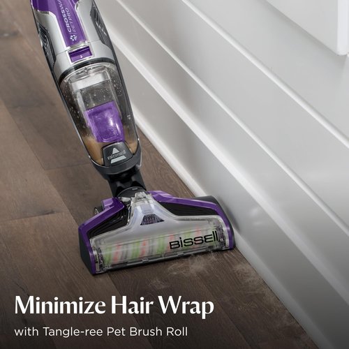 BISSELL Crosswave Pet Pro - All-in-One Wet Dry Vacuum Cleaner & Mop for Hard Floors | Purple, 2306A