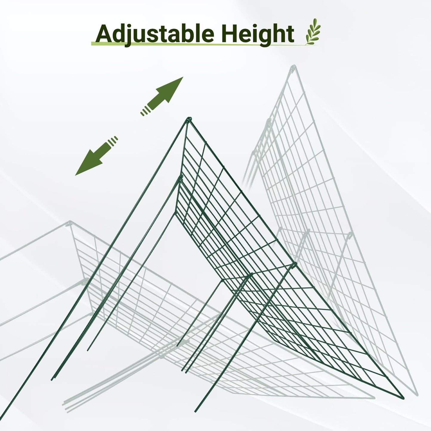 Toriexon Cucumber Trellis for Garden - 2 Pack, 48" L x 24" W Garden Trellis for Climbing Plants Outdoor with Support Structures, A Frame Trellis for Climbing Vegetables Peas, Vine, Bean