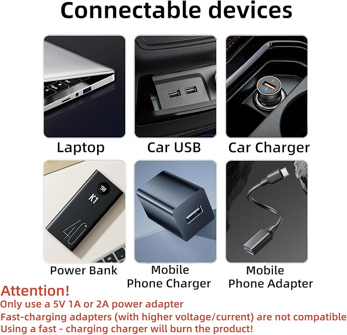 LED Car Interior Light, Touch Control USB Night Lamp, Retro Style Ambient Lighting for Auto, Bedroom, Desk (Pink Light)