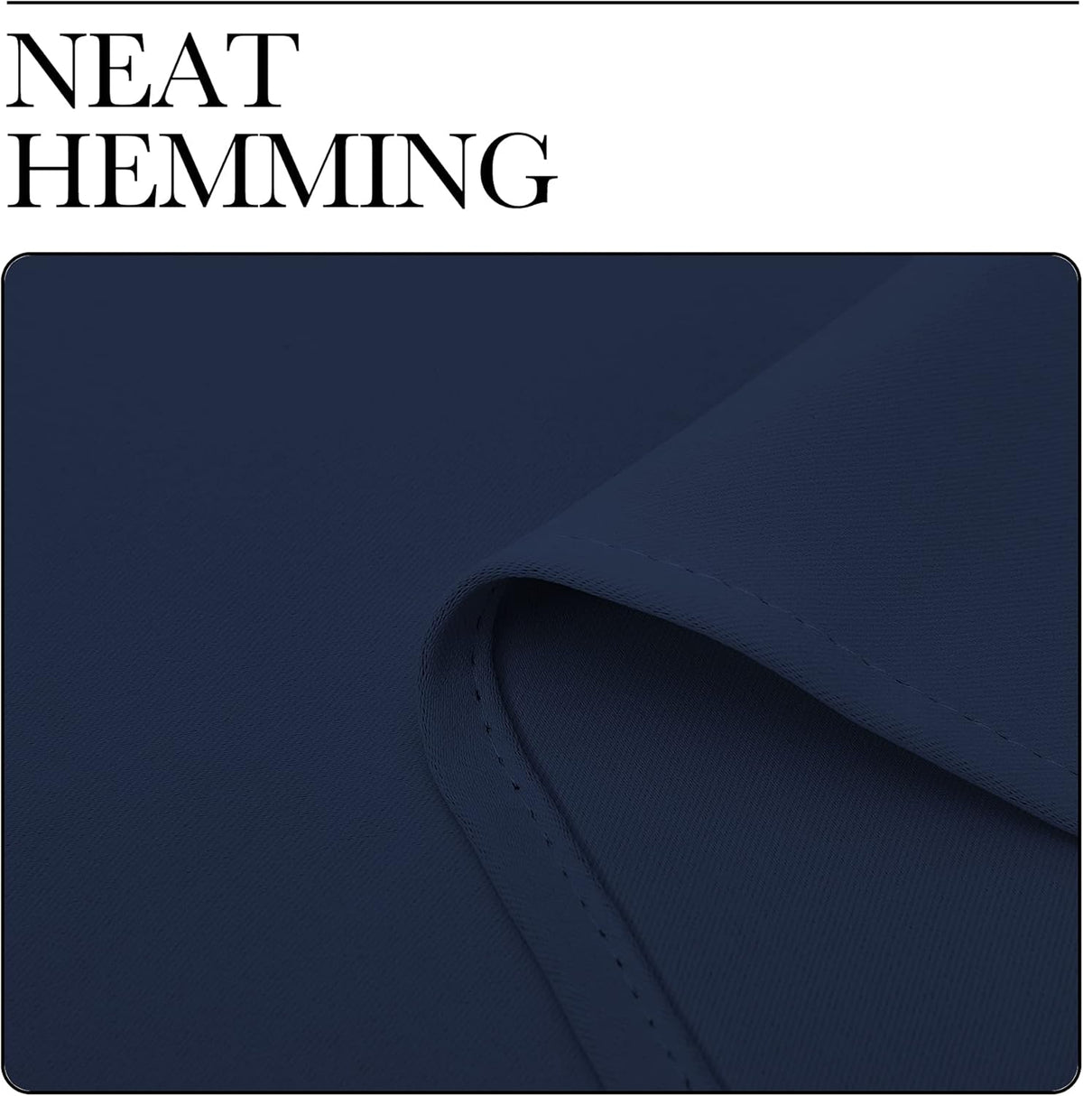 NICETOWN Blackout Curtains - All Season Thermal Insulated Grommet Drapes for Kids' Room | Navy, 34 x 45 Inches
